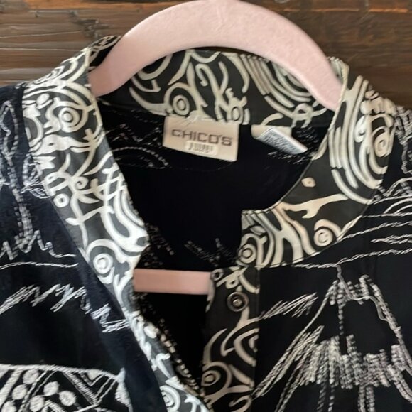 Chico’s African Theme Jacket - Picture 4 of 7